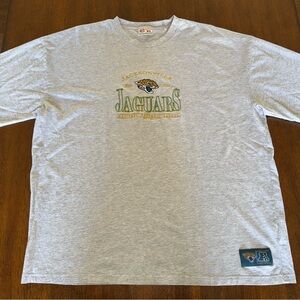 Factorie NFL Shirt Gray Jacksonville Jaguars Embroidered Vintage Style Size XL